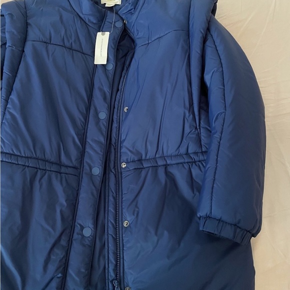 Anthropologie Navy Puffer Jacket - Picture 3 of 6
